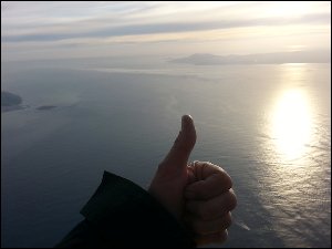 le détroit de Gibraltar à 5000 pieds