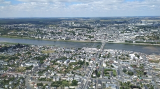 ville de Blois, vue d'autogire