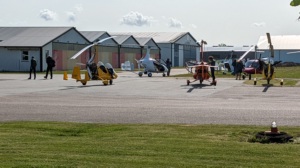 9 gyrocopters ESML Landskrona