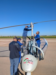 capteurs de vibration sur autogire